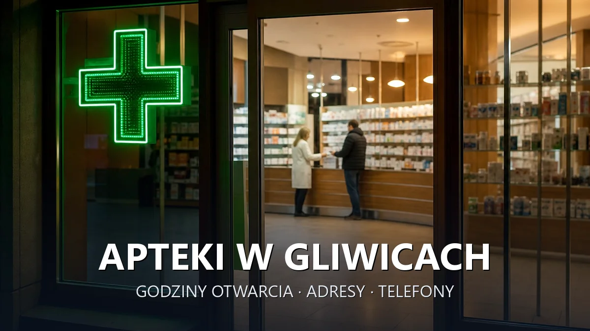 Apteki w Gliwicach - godziny otwarcia i dyżury