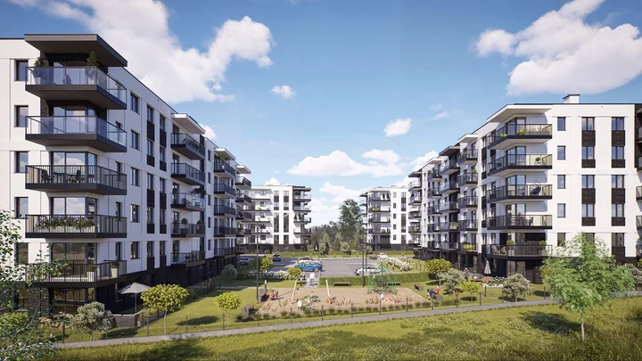 Apartamenty Nove Południe oddom100.eusą położone pobliżu sklepów, szkół i przedszkoli, co z pewnością w przyszłości docenią mieszkańcy osiedla