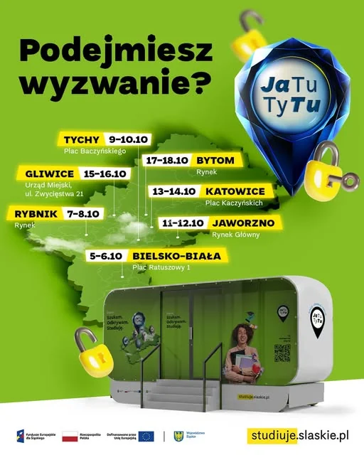 Obraz do artykułu: Escape room rusza w trasę po Śląskiem. Siedem miast i gra o „klucz do przyszłości”