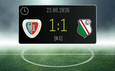 [PIŁKA NOŻNA] Piast Gliwice – Legia Warszawa 1:1. Remis z liderem w 5. kolejce PKO BP Ekstraklasy
