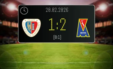 [PIŁKA NOŻNA] Piast Gliwice – Motor Lublin 1:2 w PKO BP Ekstraklasie – remis zgaszony przez VAR na Stadionie Miejskim w Gliwicach