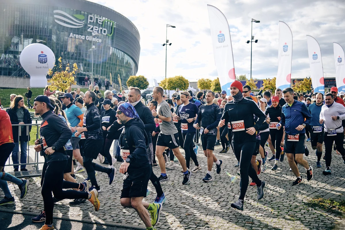 Grafika promocyjna wydarzenia 12. PKO Półmaraton Gliwicki