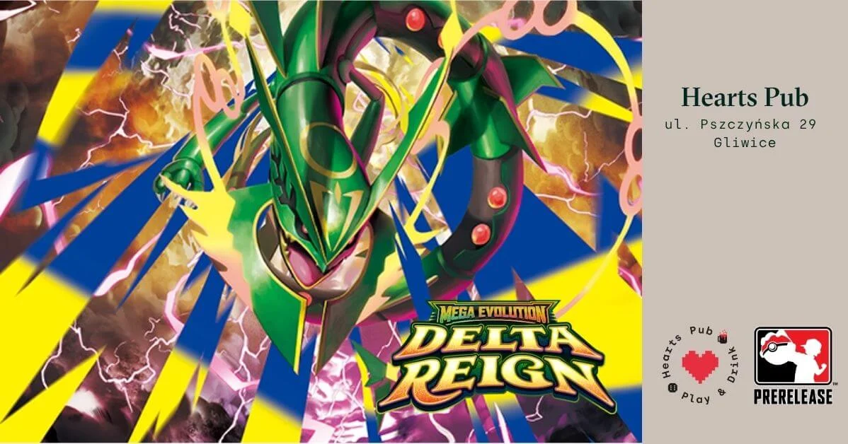 Grafika promocyjna wydarzenia Delta Reign – prerelease w Gliwicach