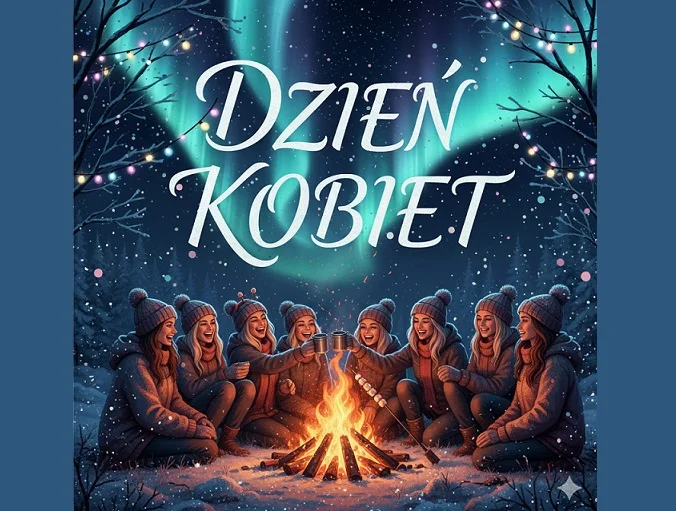 Grafika promocyjna wydarzenia Dzień Kobiet w Marinie Gliwice — klimatyczne świętowanie nad wodą