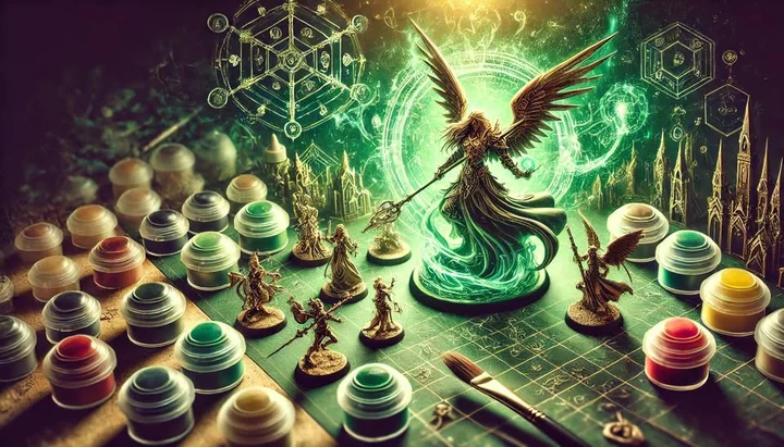 Grafika promocyjna wydarzenia [GLIWICE] Wieczorek malarski — wspólne malowanie figurek w Gliwicach