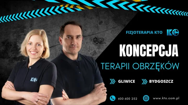 Grafika promocyjna wydarzenia KTO - Koncepcja Terapii Obrzękowej (Gliwice) — praktyczne szkolenie dla fizjoterapeutów i terapeutów