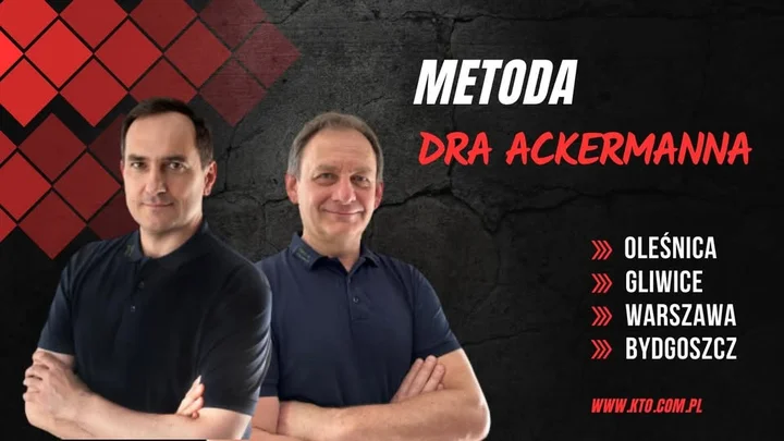 Grafika promocyjna wydarzenia Metoda dra Ackermanna — Gliwice