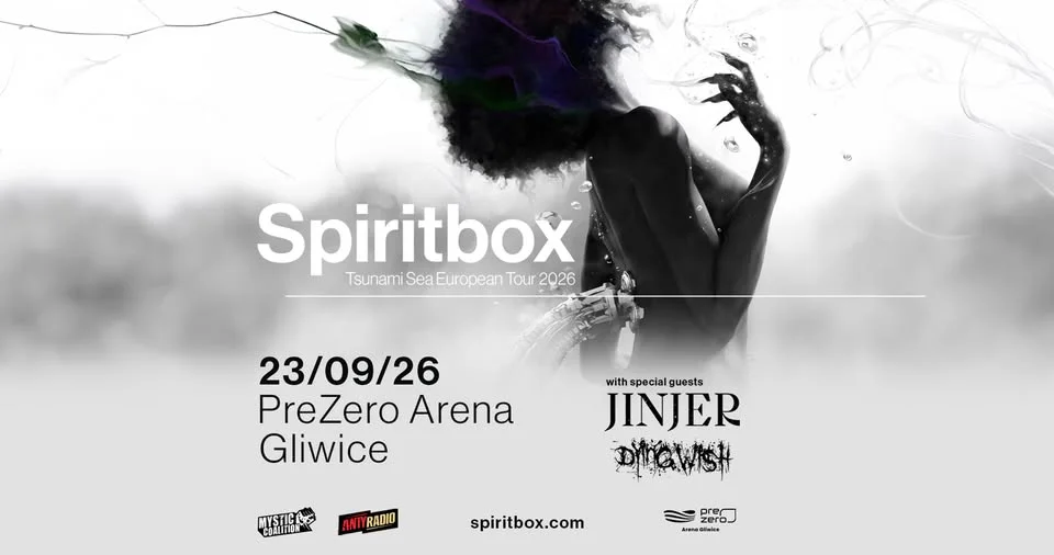 Grafika promocyjna wydarzenia Spiritbox + Jinjer + Dying Wish: koncert Gliwice