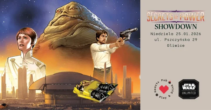 Grafika promocyjna wydarzenia Star Wars Unlimited – Store Showdown w Gliwicach