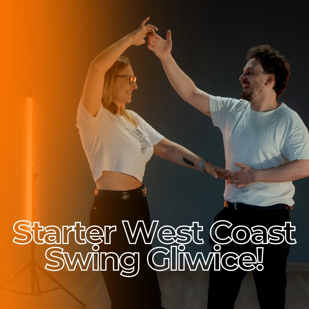 Grafika promocyjna wydarzenia Starter West Coast Swing Gliwice: taneczny weekend