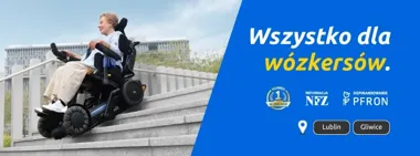 Grafika promocyjna wydarzenia Dni otwarte CWI Gliwice – nowoczesny sprzęt, który pomaga odzyskać niezależność