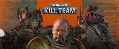 Grafika promocyjna wydarzenia Turniej **Kill Team** w Gliwicach – amatorskie granie w przyjaznej atmosferze