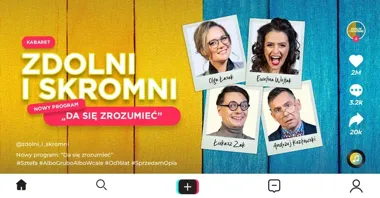 Grafika promocyjna wydarzenia Gliwice: Zdolni i Skromni — „Da się zrozumieć”