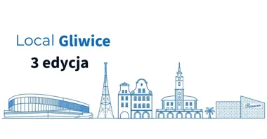 Grafika promocyjna wydarzenia Local Gliwice 2026: networking, prelekcje i spotkanie w PreZero Arena Gliwice