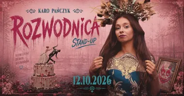 Grafika promocyjna wydarzenia Rozwodnica: stand-up w Gliwicach