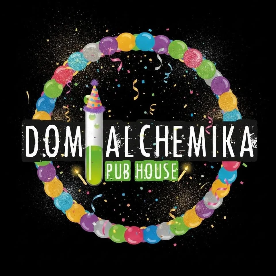 Grafika promocyjna wydarzenia !! URODZINY DOMU ALCHEMIKA!! – Gliwice 2026