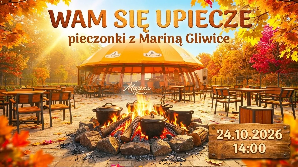 Grafika promocyjna wydarzenia Wam się upiecze – pieczonki w Gliwicach