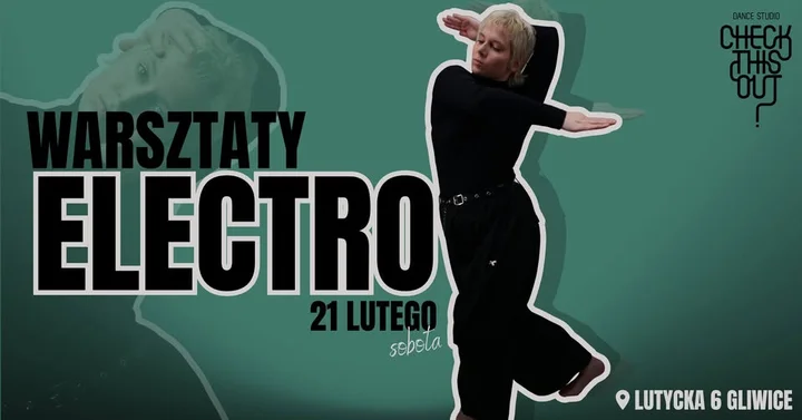 Grafika promocyjna wydarzenia Warsztaty ELECTRO w Gliwicach — Magda Dubel (21 lutego 2026)