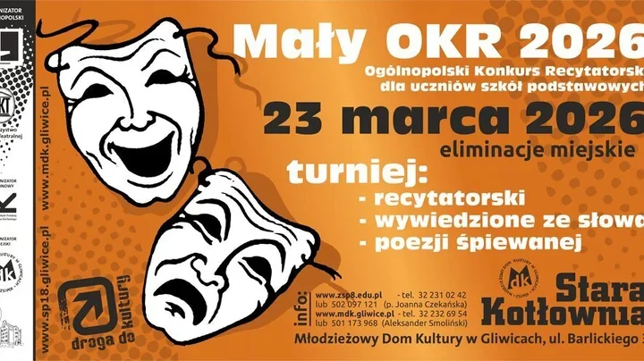 Mały OKR w Gliwicach - młodzi recytatorzy pokazali moc słowa