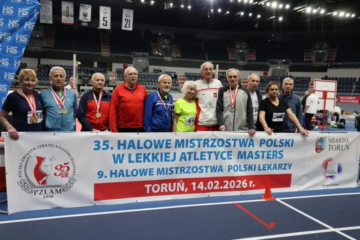 Gliwiccy seniorzy z 26 medalami na Halowych Mistrzostwach Polski Masters