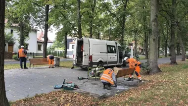 Aleja przy Mickiewicza na finiszu. 720 metrów z nową nawierzchnią