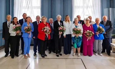 Gliwicki ratusz znów pełen wzruszeń. 15 par świętowało złote i diamentowe gody