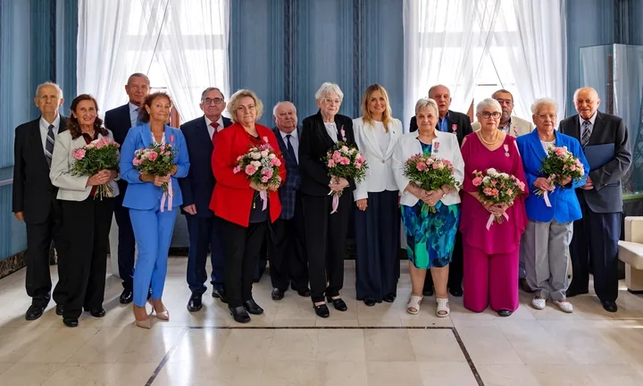 Gliwicki ratusz znów pełen wzruszeń. 15 par świętowało złote i diamentowe gody