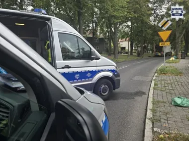 Ciężarówka stoczyła się w Gliwicach. Dwie osoby trafiły do szpitala