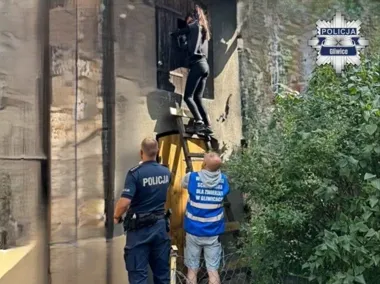 27 gołębi bez wody. Policjanci z Gliwic pomogli je uratować