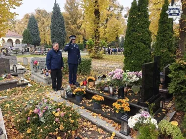 Gliwiccy policjanci uczcili poległych. Jeden z nich zginął pod Warszawą