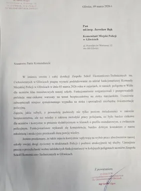 Policjanci z Komendy Miejskiej Policji w Gliwicach szkolili klasy mundurowe na poligonie w Wiśle