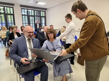 Lekcja odwróciła role. Nowe pracownie w Pyskowicach zostały sprawdzone