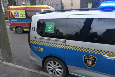 Krzyki przy Sobieskiego - interwencja skończyła się w szpitalu