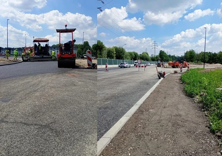 Zbożowa na finiszu. Nowe rondo zmienia układ tej części Gliwic