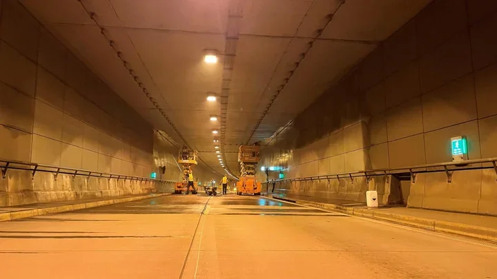 Nocny serwis w tunelu DTŚ. Przejazd zostanie zamknięty na kilka godzin