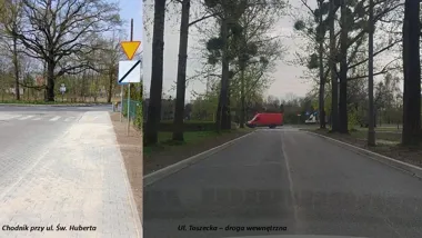 Nowy chodnik i świeża nawierzchnia poprawiają codzienne trasy w Gliwicach