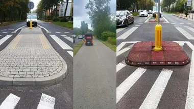 Jesienne porządki przy gliwickich drogach. Usuwane są liście i chwasty