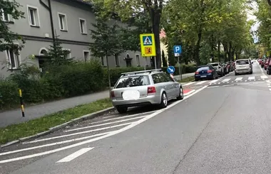 Znaki nie wystarczają. W Gliwicach pojawiają się dodatkowe zabezpieczenia