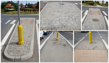 Małe wysepki, dużo pracy. ZDM Gliwice wraca tam kilka razy w sezonie