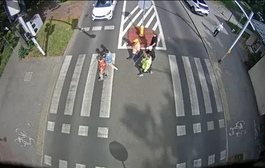 Gliwice testują przejścia, które reagują na pieszych i pomagają niewidomym
