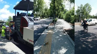 Na Orlickiego i Wyszyńskiego kończy się asfaltowanie. Rowerzyści dostaną nowy przejazd