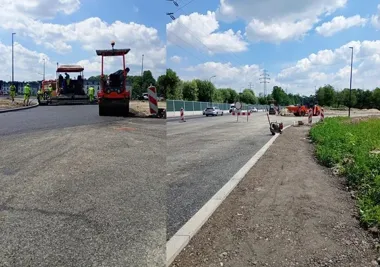 Zbożowa na finiszu. Nowe rondo zmienia układ tej części Gliwic