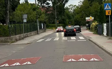Na dwóch ulicach w Gliwicach pojawiło się Tempo 30 i progi