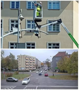 Awaria zasilania wyłączyła sygnalizację na dwóch skrzyżowaniach w Gliwicach