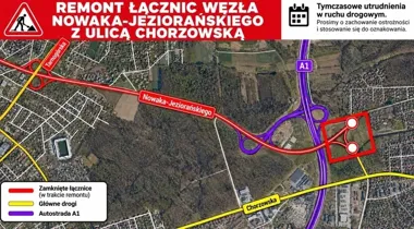 Remont przy DK 88 wymusi objazdy. Kierowcy będą zawracać przy węzłach