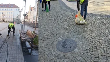 Gliwice szykują ulice na spacerowy weekend. Zamiatarki jadą tam, gdzie mogą